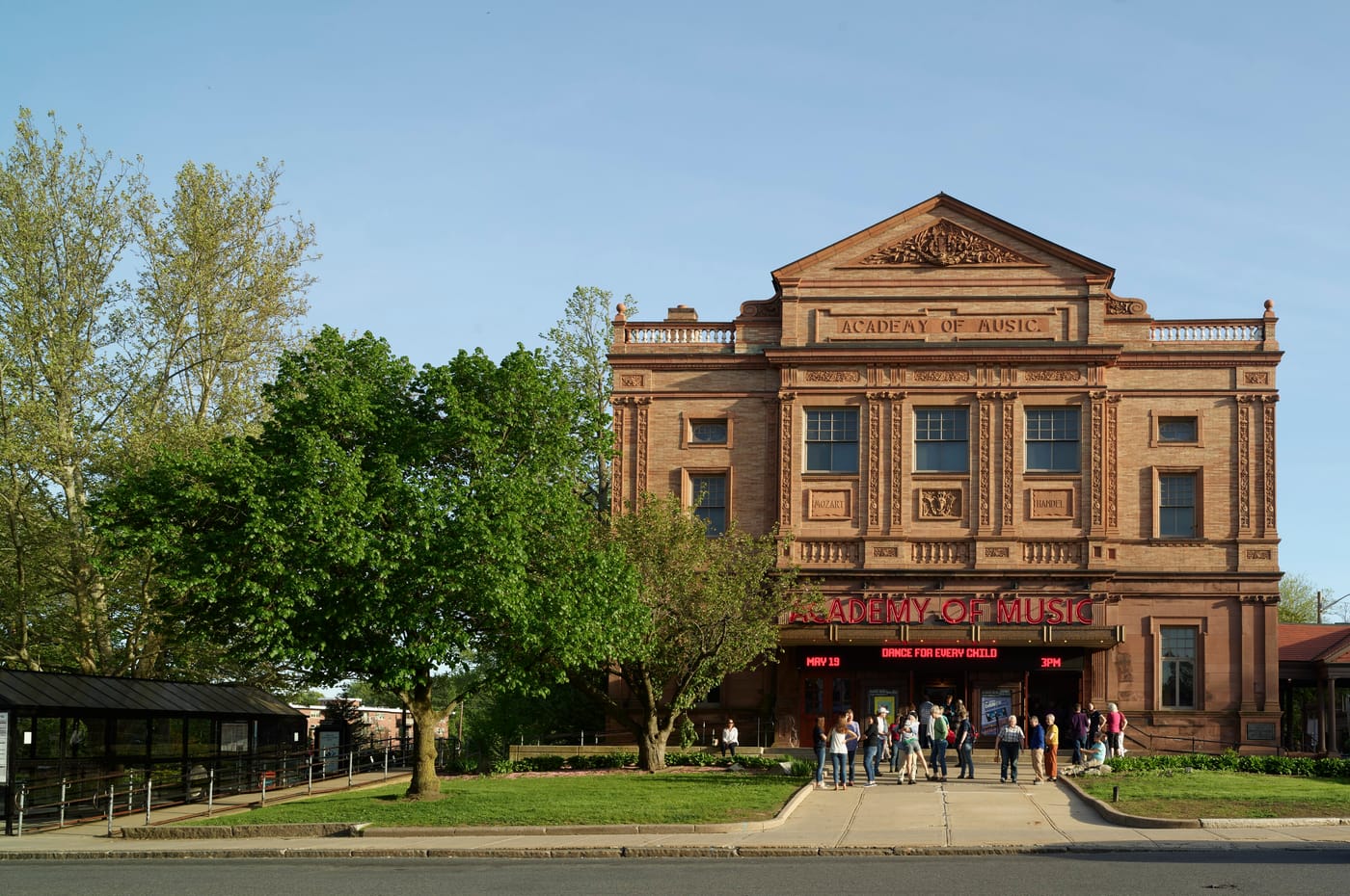 The 1891 Academy of Music Theatre on Main Street in Northampton, Massachusetts