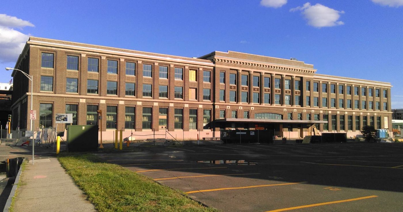 Restored Springfield Union Station building in Springfield, Massachusetts