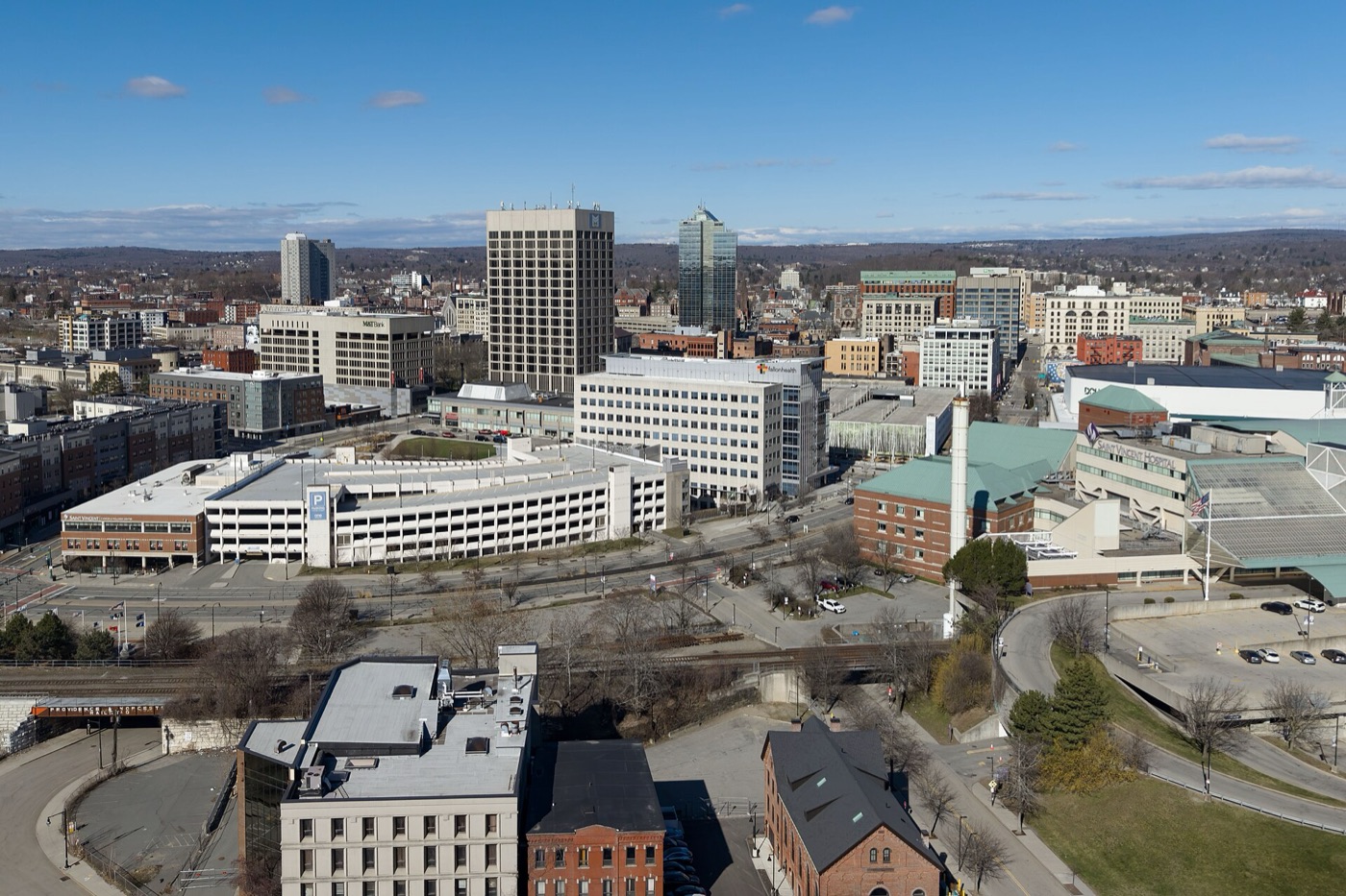 Downtown Worcester, Massachusetts skyline